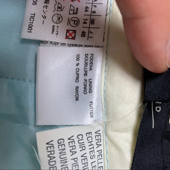 MaxMara Weekend Mint Green Suede Crop Pant - Picture 5 of 9